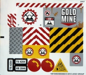 4204stk01 STICKER 4204 The Mine NIEUW *0S0000