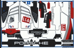 42096stk01 STICKER 42096 Porche 911 RSR NIEUW *0S0000
