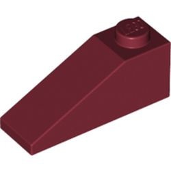 4286-59G Dakpan 33 graden 1x3 rood, donker gebruikt *1D018