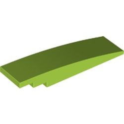 42918-34 Dakpan gebogen 8x2 lime NIEUW *5B007