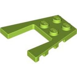 43719-34 Wigplaat 4x4 (L+R toelopend) lime NIEUW *5A014