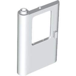 43967-1 Trein, Deur 1x4x5 links DIKKE STEUN BENEDEN wit NIEUW *