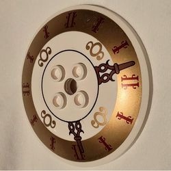 44375apb02-1 Schotel 6x6 Deel Harry Potter klok wit NIEUW *1R026