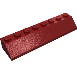 4445-59 Dakpan 45 graden 8x2 rood, donker NIEUW *1B155