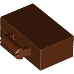 4449-88G Koffer bruin, roodachtig gebruikt *1E017