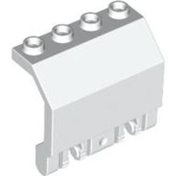 44572-1 Scharnier paneel 2x4x3 1/3 met 2 vingers wit NIEUW *
