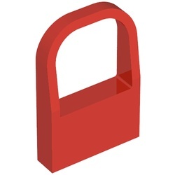 4463-5G FABULAND raam 1x4x5 ronde top rood gebruikt *