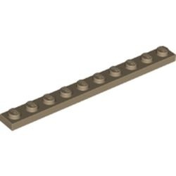 4477-69 Platte plaat 1x10 crème,donker NIEUW *1B180