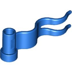 4495-7G Vaandel/wimpel blauw gebruikt *1L057