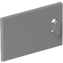 4533-86G Deurtje voor klein kastje 4532 grijs, licht (blauwachtig) gebruikt *1C030