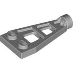 4596-86 Platte plaat 1x2 space wing grijs, licht (blauwachtig) NIEUW *1B329