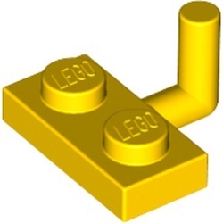 4623-3 Platte plaat 1x2 met haak bovenop geel NIEUW *1B330