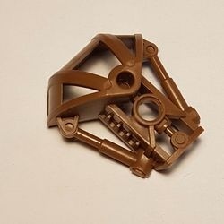 47310-91G Bionicle Schouderbescherming, Toa Metru vleeskleurig, donker gebruikt *