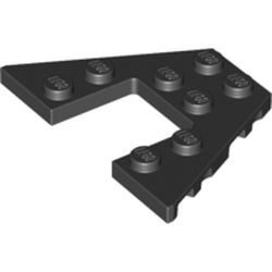 47407-11G Wigplaat 4x6 zwart gebruikt *1G007