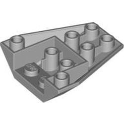 4855-86 Wig OMGEKEERD 4x4 steen 4+2 nopgaten grijs, licht (blauwachtig) NIEUW *