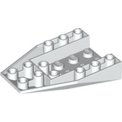 4856a-1 Wig OMGEKEERD 6x4 met connectie tussen 2 noppen wit NIEUW *