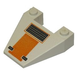 4858pb03-1G Wig 4x4 taps SW snowspeeder patroon wit gebruikt *