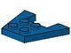 4859-7G Wigplaat 3x4 (L+R toelopend) blauw gebruikt *