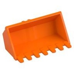 50335-4 Technic Graafschop 3x6 7 tanden oranje NIEUW *