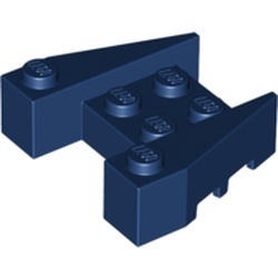 50373-63 WigSTEEN 3x4 verhoogde zijkanten met zijsleuven blauw, donker NIEUW *