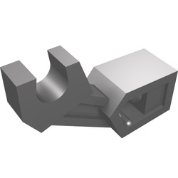 53989-95 Mechanische arm- dunne verbinding zilver, mat NIEUW *0L004