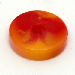 53993pb01-5G Schietschijf 2x2 met marble geel patroon rood gebruikt *Z4-15