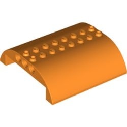 54095-4 Dakpan gebogen 8x8x2 (vliegtuig) oranje NIEUW *