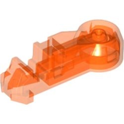 54359-18G Bionicle Hoofd verbinding (Piraka), geeft licht transparant neonoranje gebruikt *0M0000