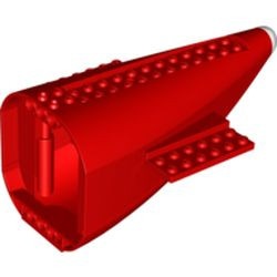 54701c04-5G Vliegtuig staartdeel PAKKETPOST rood gebruikt *
