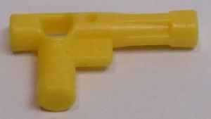 58367-3 Vulpistool met groeven op handvat geel NIEUW *0L0000