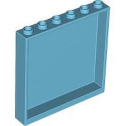 59349-156 Paneel 1x6x5 (zijkanten) blauw, middenazuur NIEUW *5D0000