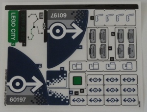 60197stk01 STICKER 60197 Passangers Train NIEUW *0S0000