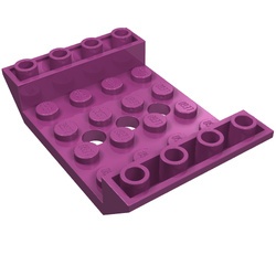 60219-71 Omgekeerde dakpan 45 graden 6x4 dubbel 3 gaten magenta NIEUW *1L000