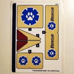 60302stk01 STICKER 60302 Wildlife Rescue Operation NIEUW *0S0000