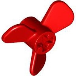 6041-5G Propellor L3 diameter- 3 gedraaide bladen rood gebruikt *1D042