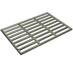 6046-10G 9x13 rooster grill donker, grijs (klassiek) gebruikt *1L0000