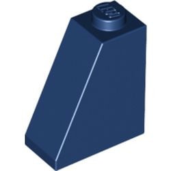 60481-63 Dakpan 65 graden 1 breed blauw, donker NIEUW *1B156