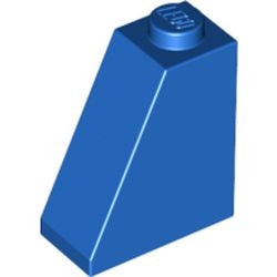 60481-7 Dakpan 65 graden 1 breed blauw NIEUW *1B156