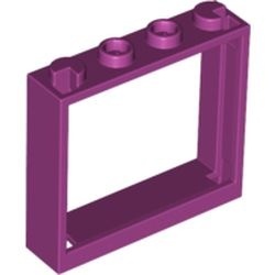 60594-71 Raam 1x4x3 NIEUWE type zonder luikhouders magenta NIEUW *1L0000