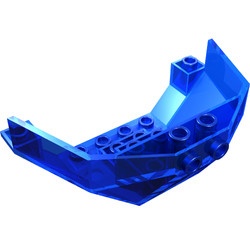 6085-14G Cockpit 5x8x3 (PAKKETPOST) transparant donkerblauw gebruikt *