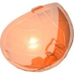 60934-18G Bionicle Tridax Pod half transparant neonoranje gebruikt *