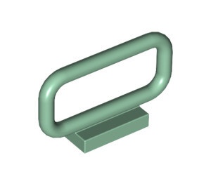 6187-48 Hek van buizen 1x4x2 geen nopgaten bovenop groen, zandkleurig NIEUW *1B255