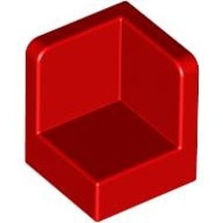6231-5 Hoekpaneel 1x1x1 rood NIEUW *1B016