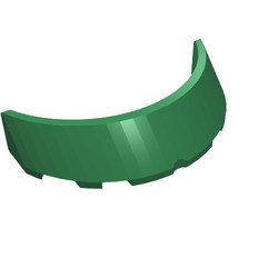 62360-6 Autoruit 3x6x1 gebogen groen NIEUW *5D0000