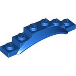 62361-7 Spatbord 6x1 1/2x1 met boog blauw NIEUW *0B006