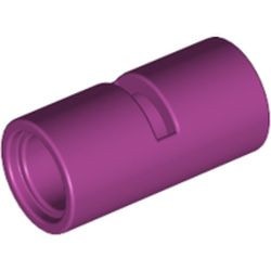 62462-71 Technic, Pin koppelaar Rond met inkeping magenta NIEUW *1A072