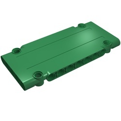 64782-6 Technic, Sierpaneel plat 5x11x1 groen NIEUW *4T087