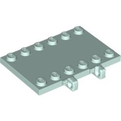 65133-152 Scharnierplaat 34x6 met vingers aan 1 zijde aqua, licht NIEUW *6K11
