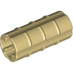 6538-2 Technic, As koppelaar ribbel breedterichting crème NIEUW *1A073