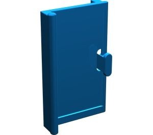 6546-7G Deur 1x2x3 verticale hendel blauw gebruikt *1C030